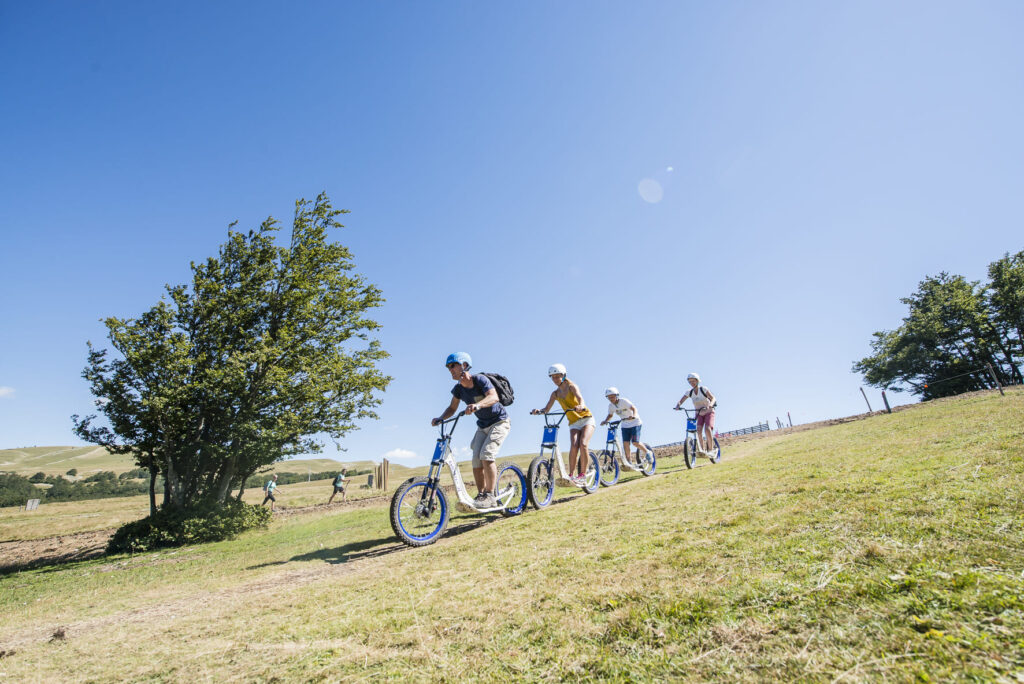 Trottinettes de descente Col de Rousset